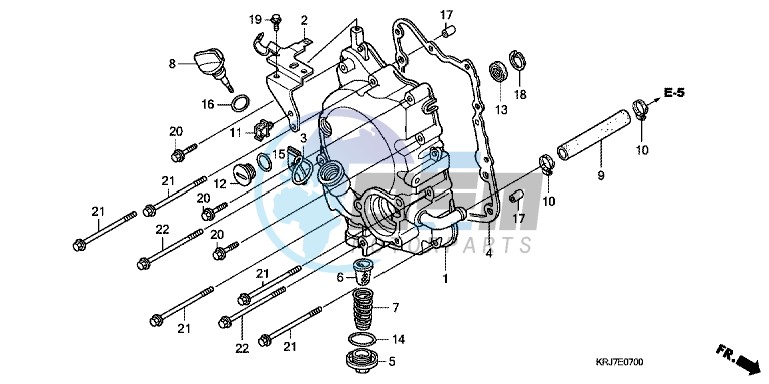 RIGHT CRANKCASE COVER