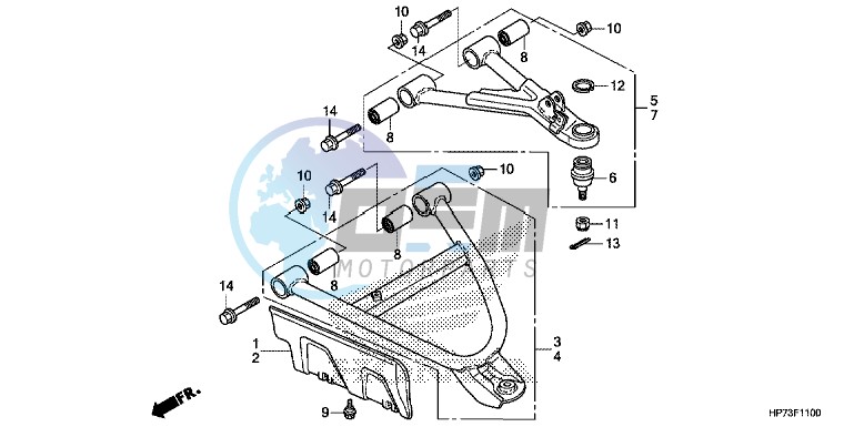 FRONT ARM