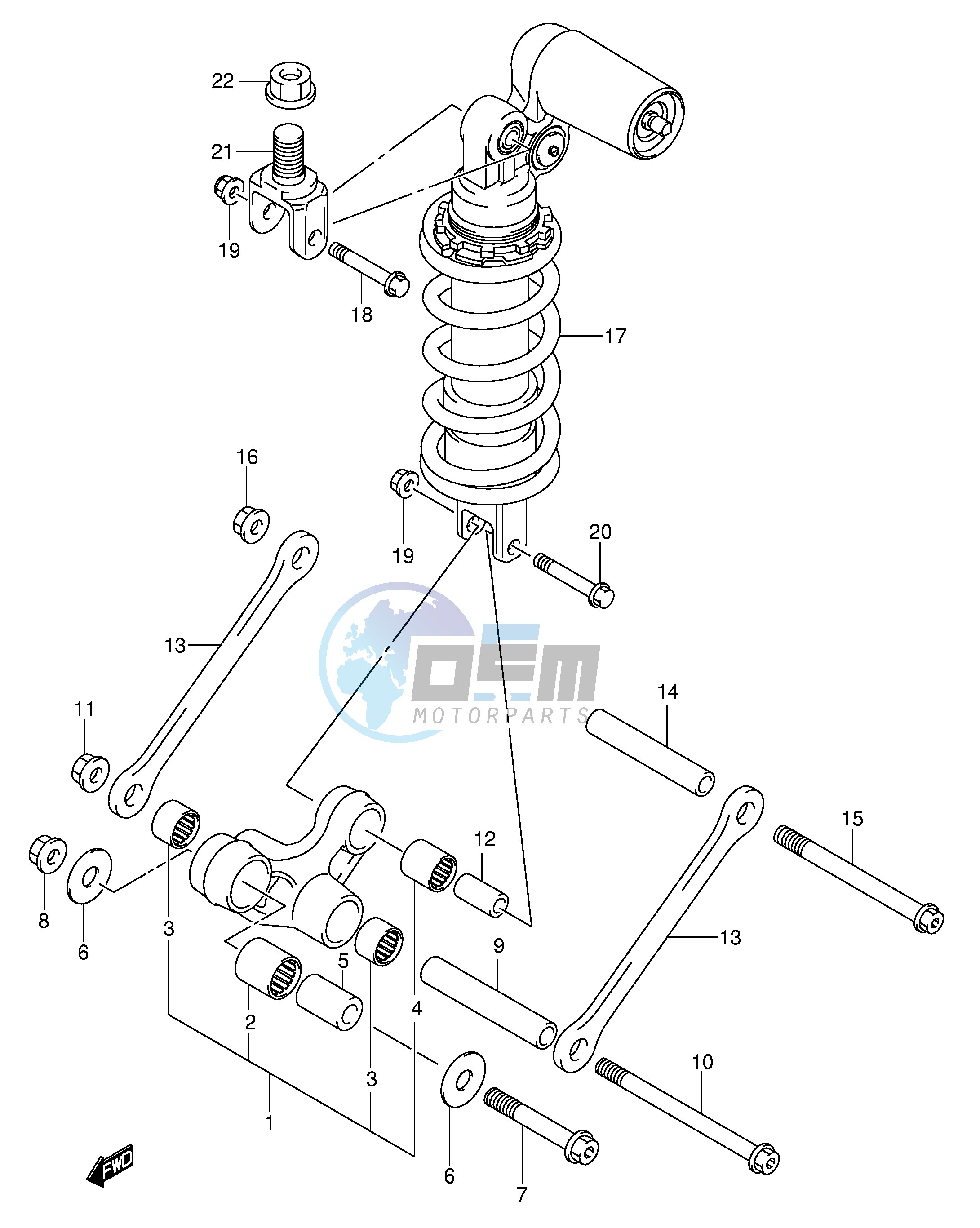 REAR CUSHION LEVER