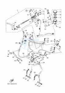 MT-10 MTN1000 (B5Y6) drawing FRONT MASTER CYLINDER