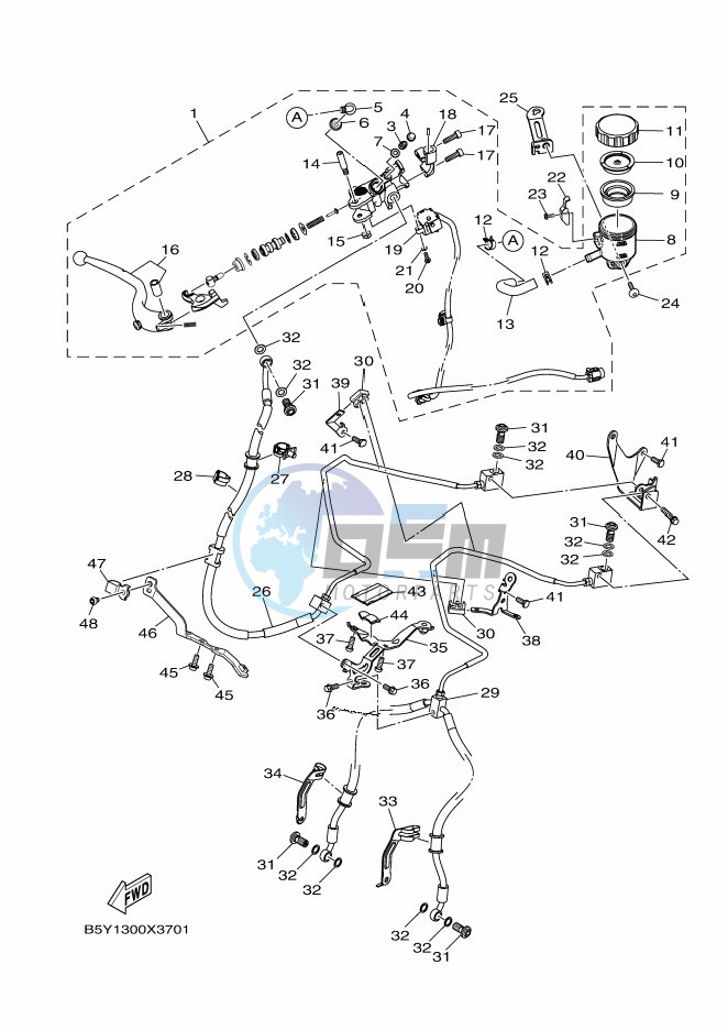 FRONT MASTER CYLINDER