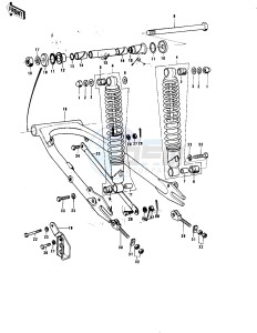 KE 175 B [KE175] (B1-B3) [KE175] drawing SWING ARM_SHOCK ABSORBERS