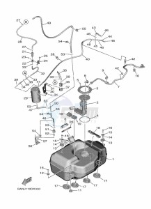 YXF850E YX85FPAN (BARK) drawing FUEL TANK