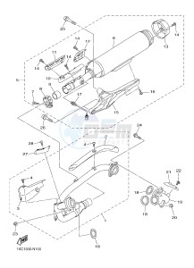 XVS950CU XVS950 XV950 R-SPEC (2DE3) drawing EXHAUST