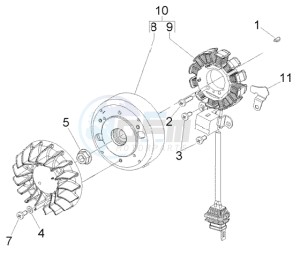 Fly 50 2t drawing Flywheel magneto