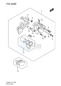 SFV 650 ABS GLADIUS EU drawing REAR CALIPER