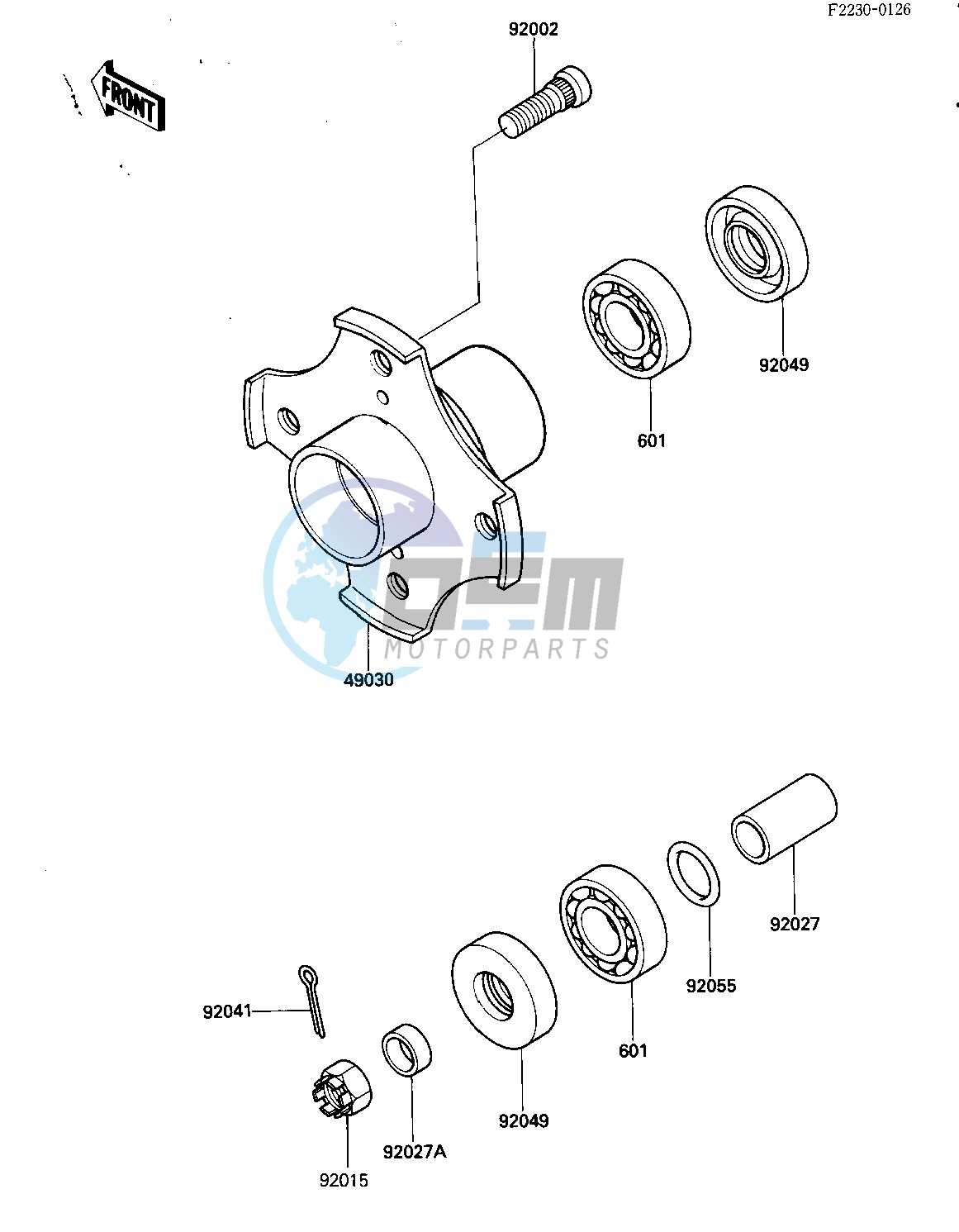 FRONT HUB