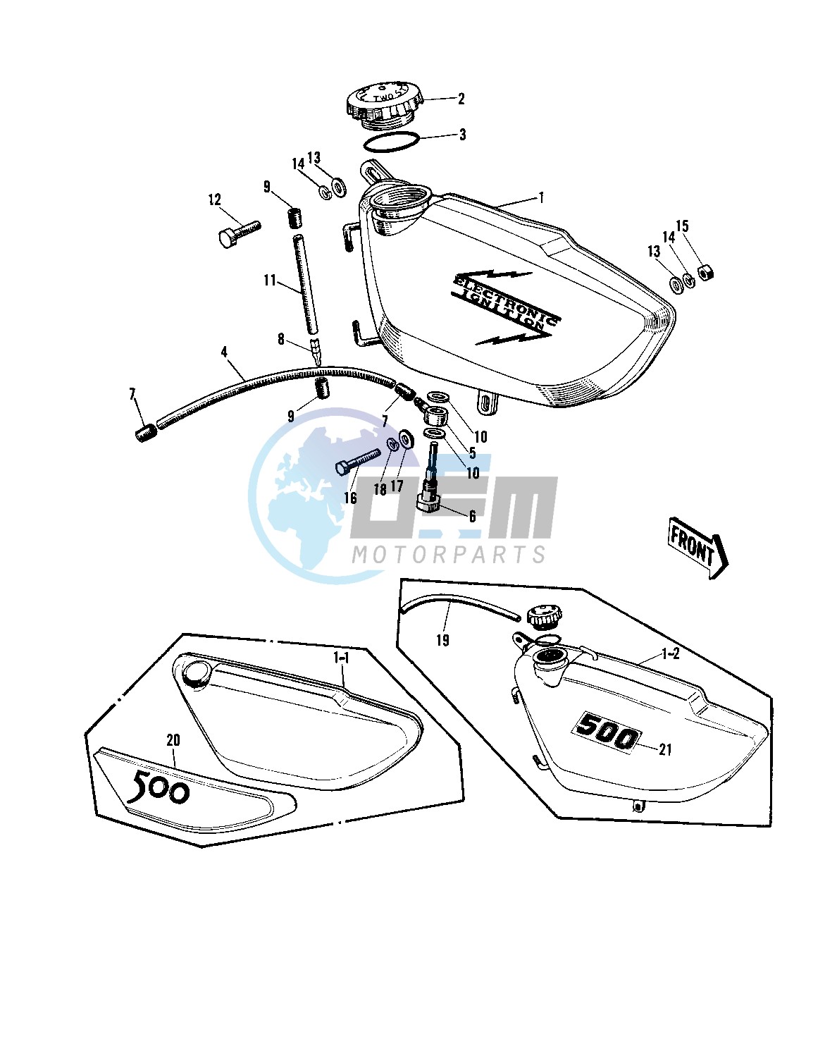 OIL TANK -- 69-72 H1_A_B_C- -