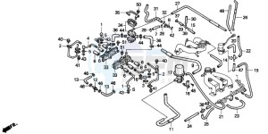 GL1500SE GOLDWING SE drawing TUBING (2) (AR/SI/SW)