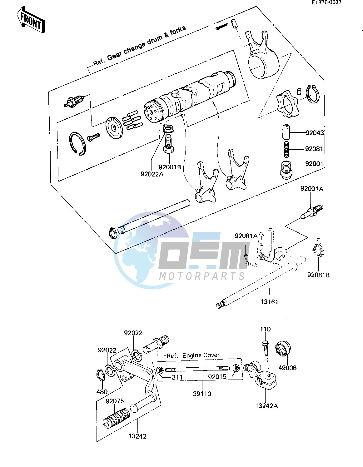 GEAR CHANGE MECHANISM