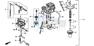 CMX250C REBEL drawing CARBURETOR