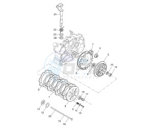 TZR 50 drawing CLUTCH