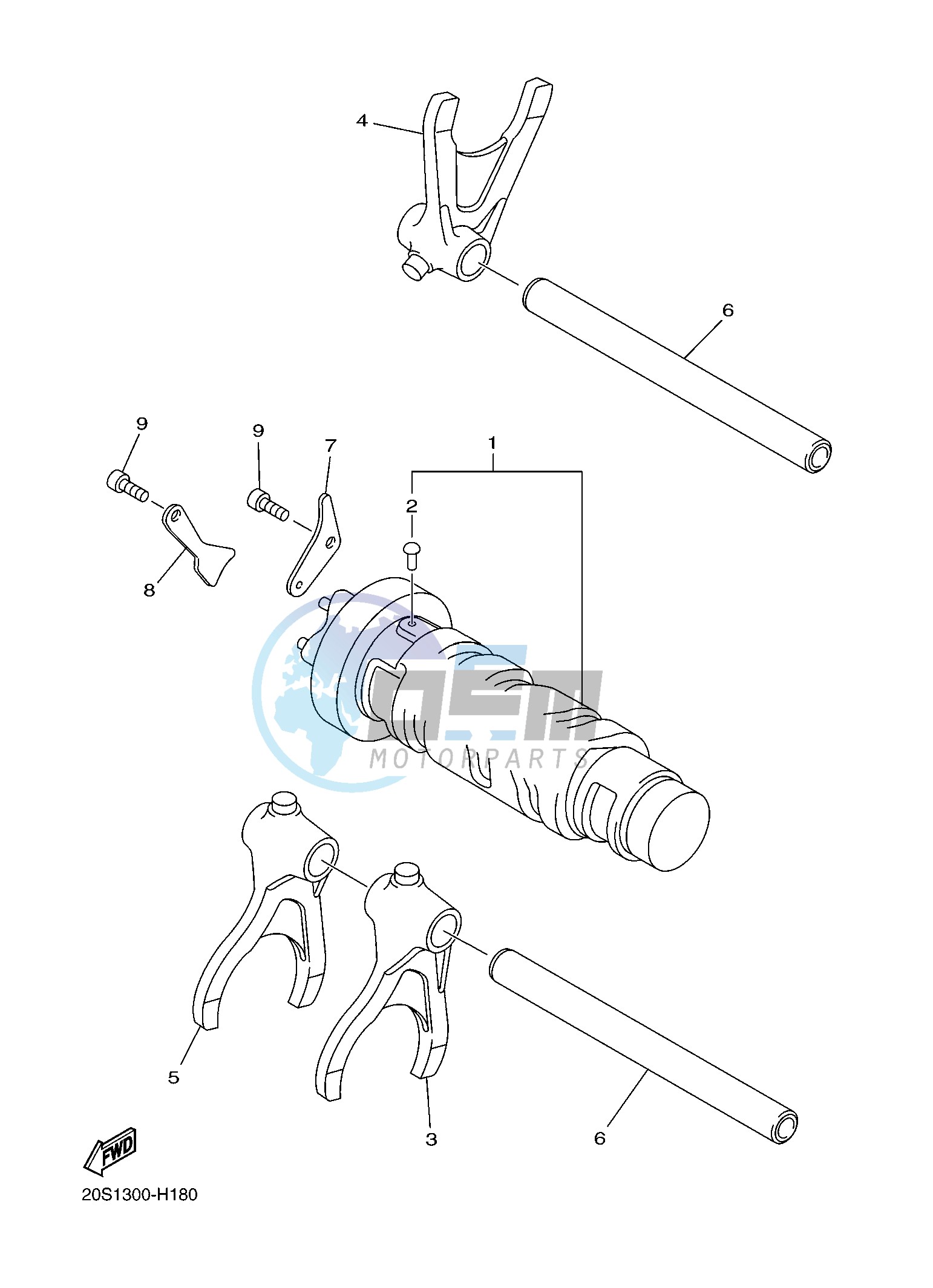 SHIFT CAM & FORK