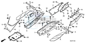 FES1259 UK - (E / MKH) drawing FLOOR PANEL/CENTER COVER