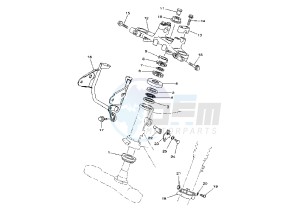 TW 125 drawing STEERING