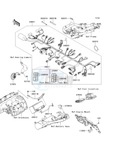 ZR 750 L [Z750 AU] (L7F-L8F) L8F drawing CHASSIS ELECTRICAL EQUIPMENT