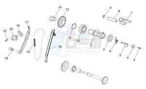 RXV 450 RXV 450-550 STREET LEGAL drawing Rear cylinder timing system