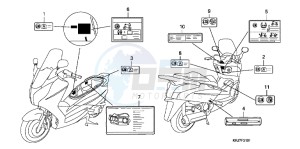 FES125AB S Wing E drawing CAUTION LABEL (FES125A/ B/ AA/ AB)