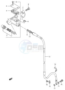 RM250 (E28) drawing FRONT MASTER CYLINDER