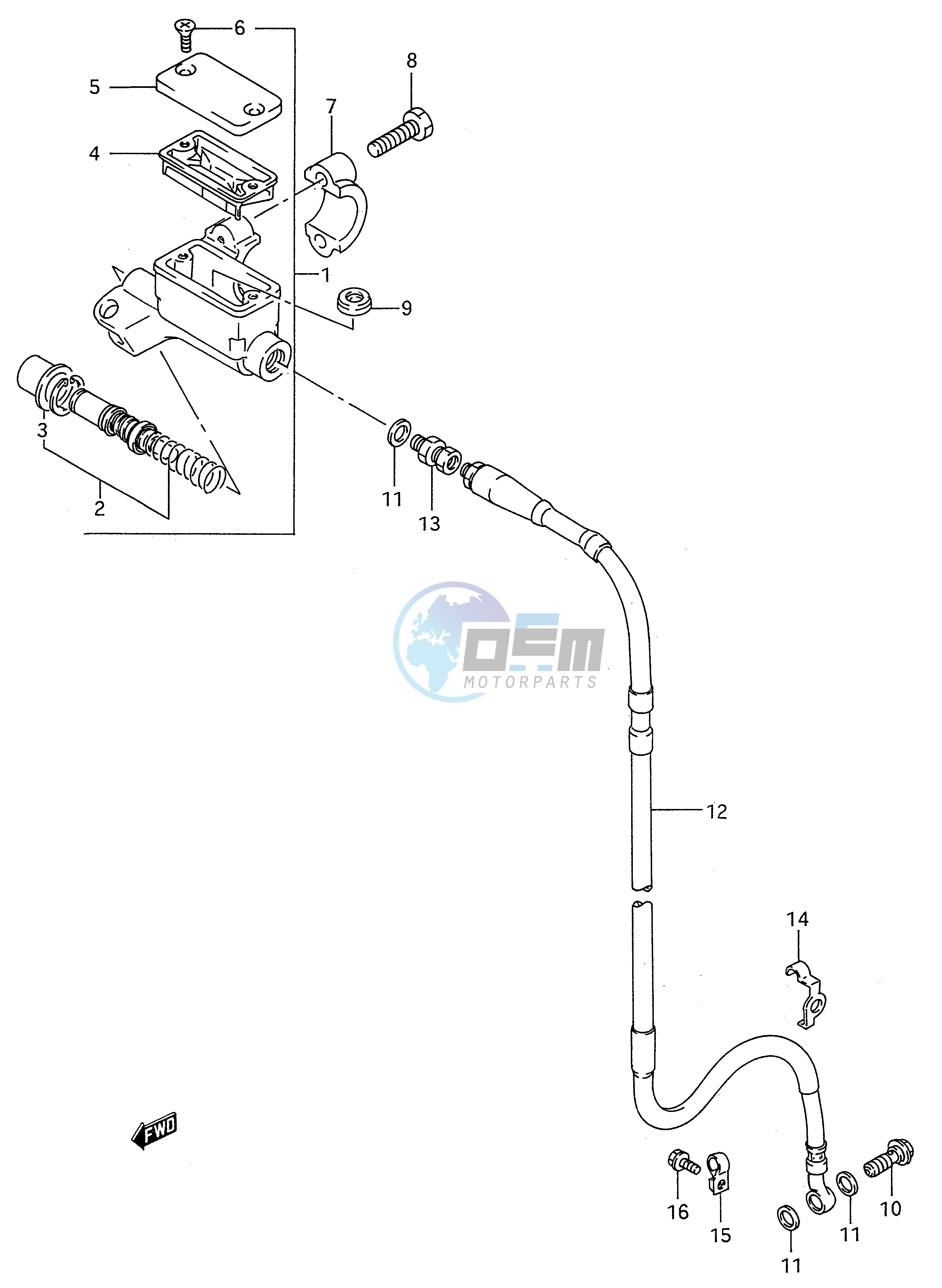 FRONT MASTER CYLINDER