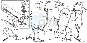 XL700V drawing FR. BRAKE MASTER CYLINDER (ABS)