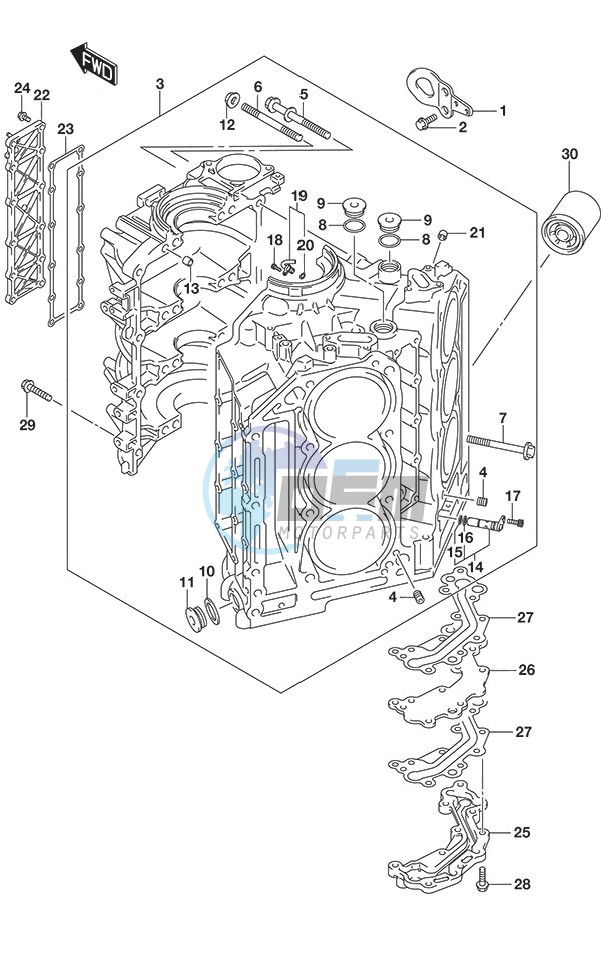 Cylinder Block SS Model