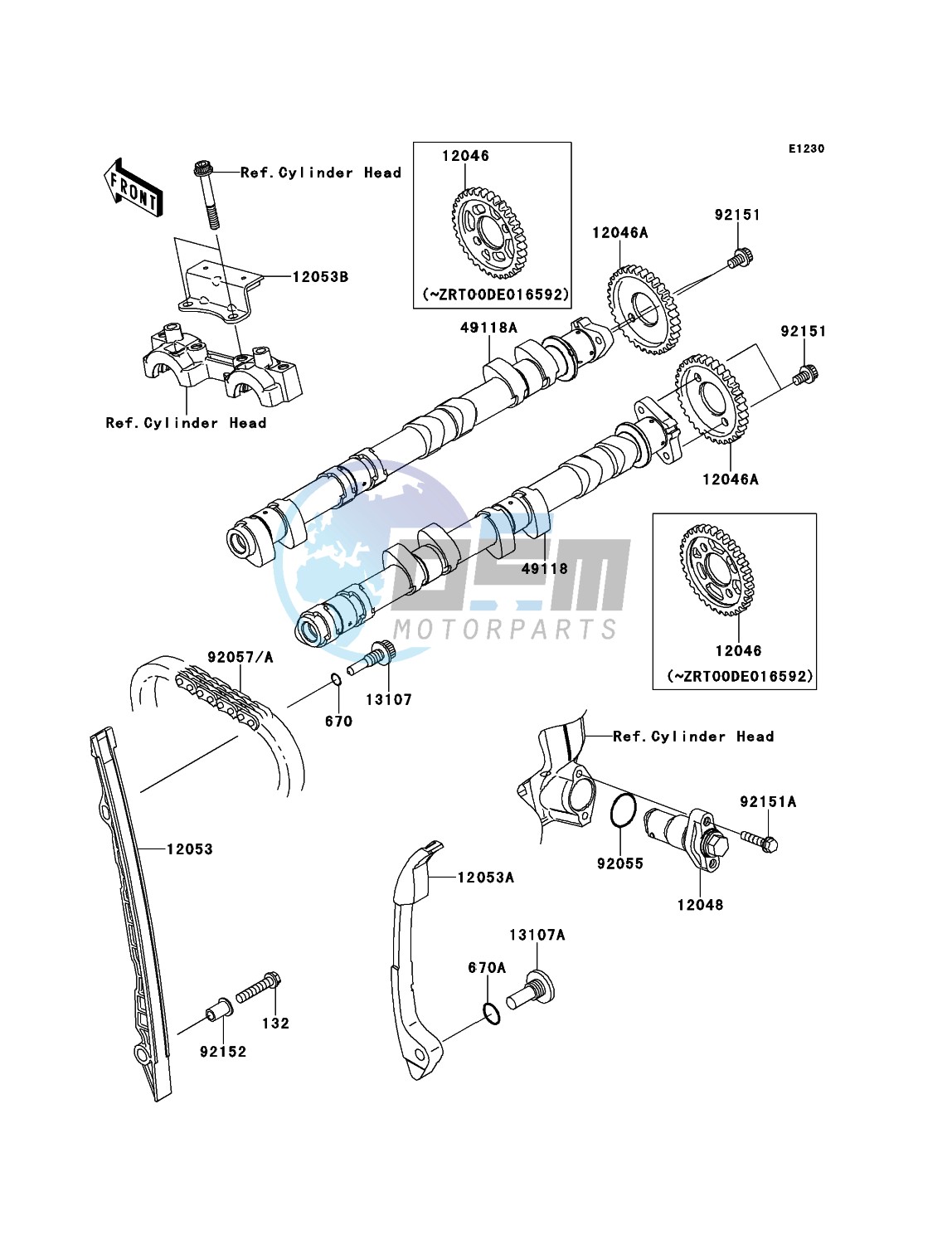 Camshaft(s)/Tensioner