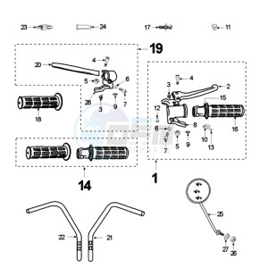 VOGUE LNA BE drawing HANDLEBARS WITHOUT STRIP