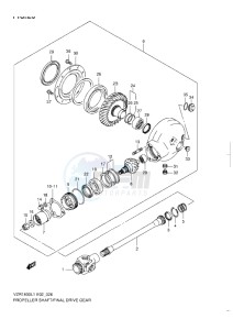 VZR 1800 Z drawing PROPELLER SHAFT-FINAL DRIVE GEAR