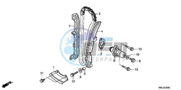 CAM CHAIN/ TENSIONER