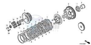 VTR2509 U drawing CLUTCH