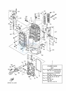 FL250AETU drawing CYLINDER--CRANKCASE-1