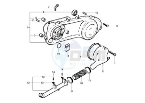 NRG POWER DD 50 drawing Clutch cover