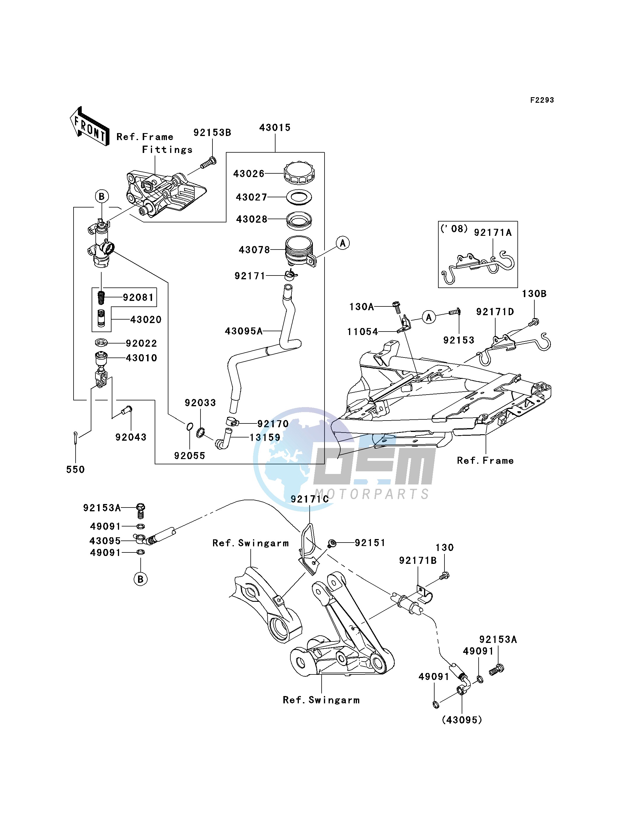 REAR MASTER CYLINDER