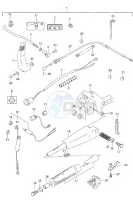 DF 9.9 drawing Tiller Handle