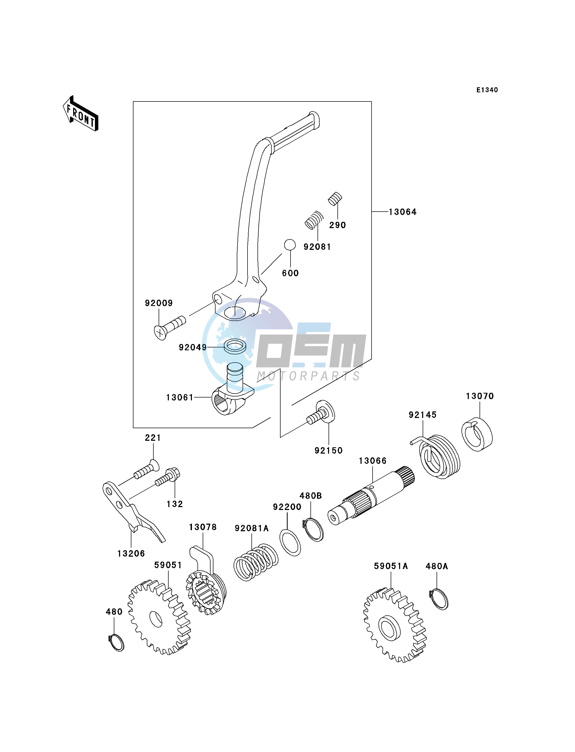 KICKSTARTER MECHANISM