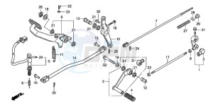 VT750C2 VT750C2 drawing PEDAL