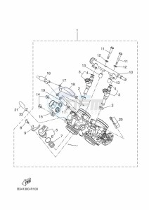 TRACER 700 MTT690-A (B4T1) drawing INTAKE 2