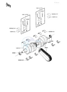 KZ 750 L [L3] drawing CRANKSHAFT