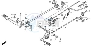 VT600CD drawing PEDAL