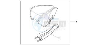 CB600FAC drawing TAIL PACK