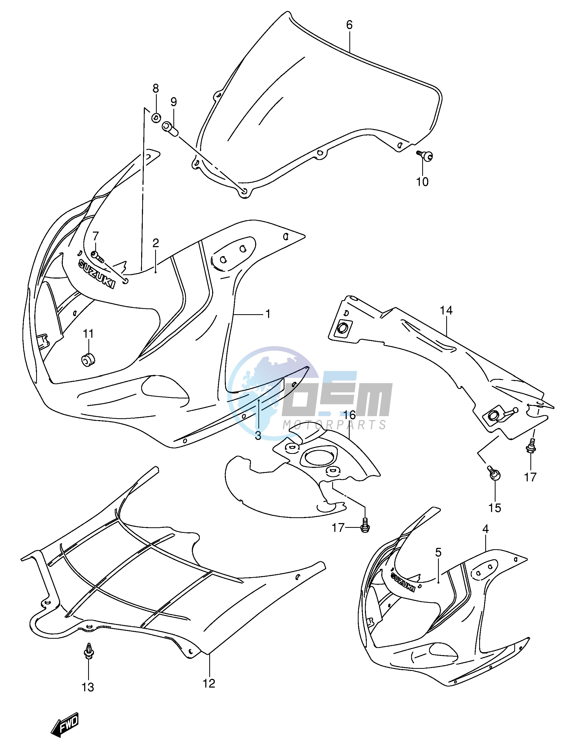 COWLING BODY (MODEL Y)