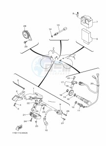 XT250 XT250N (B1UG) drawing ELECTRICAL 2