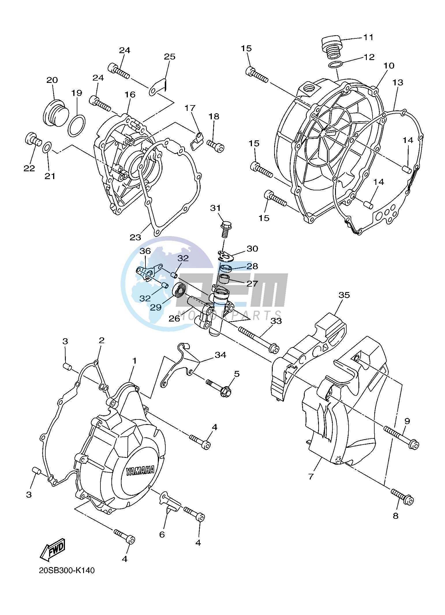 CRANKCASE COVER 1