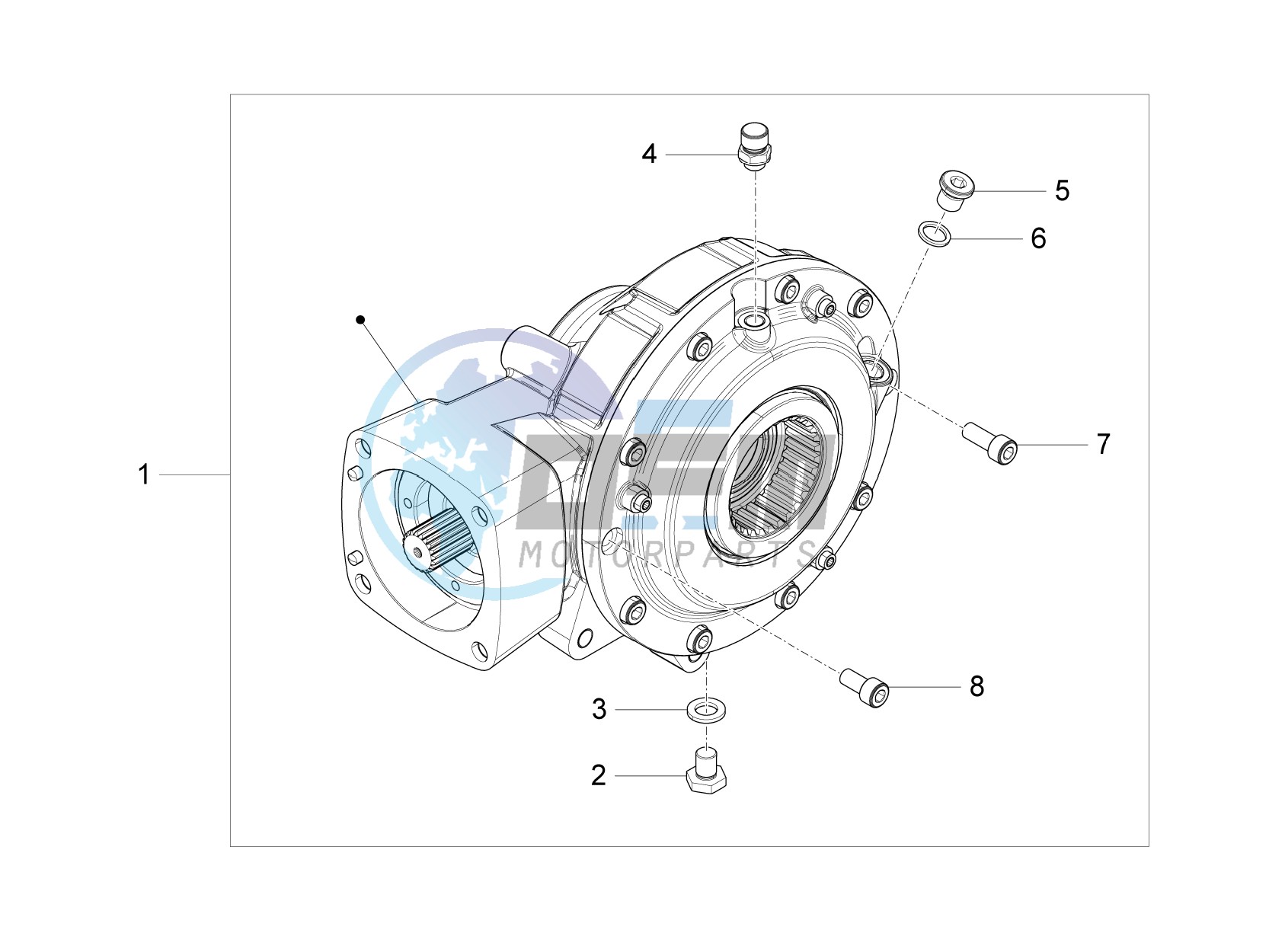 Rear transmission / Components