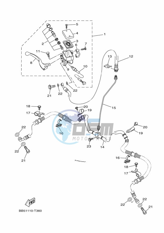 FRONT MASTER CYLINDER