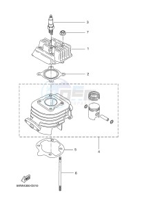 CW50N BW'S (2B7K) drawing CYLINDER