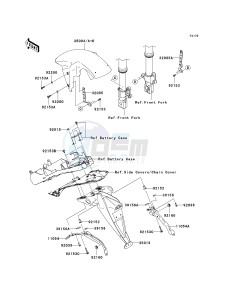 ZR 750 L [Z750 EU] (L7F-L8F) L7F drawing FENDERS