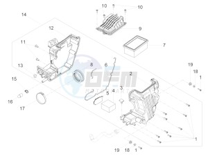 V7 III Anniversario 750 e4 (NAFTA) drawing Air box