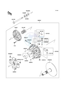 MULE 4010 DIESEL 4x4 KAF950F9F EU drawing Drive Converter